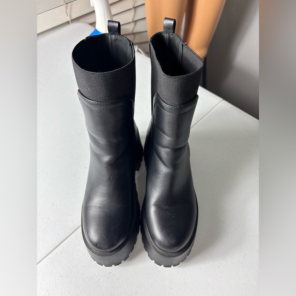 Soda Native Chunky Double Stack Platform Heel Hig… - image 3